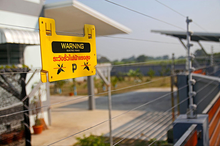 รั้วไฟฟ้ากันขโมย PP Fence (พีพีเฟ้นซ์)