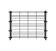 รั้วตะแกรงเหล็ก